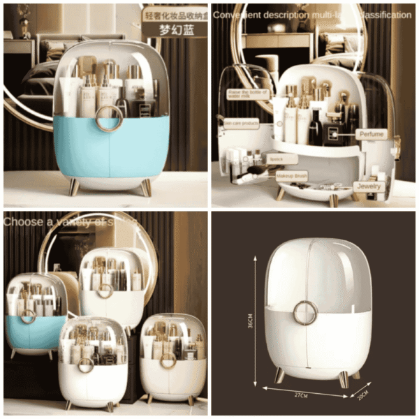 Luxery Large Capacity Cosmetics Storage Box - Image 4