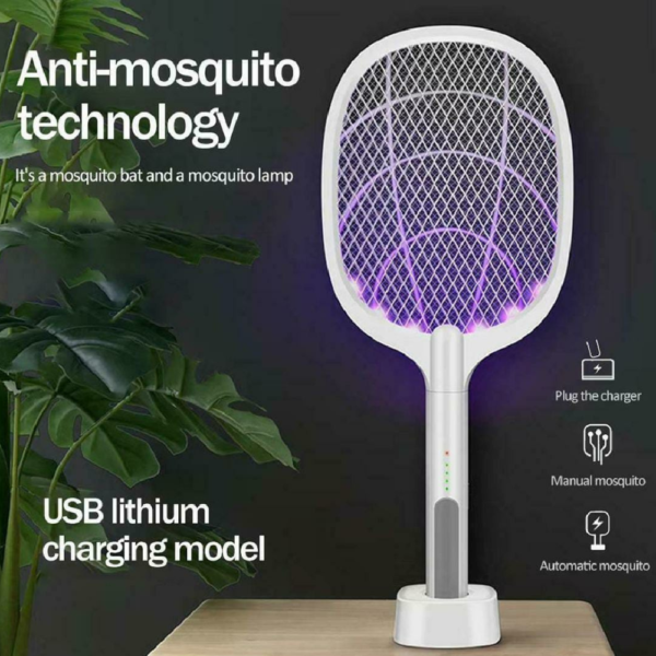 Mosquito Racket With Stand ( without box ) - Image 4