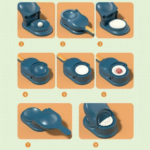 2 in 1 Manual Dumpling Maker Big Size - Image 9