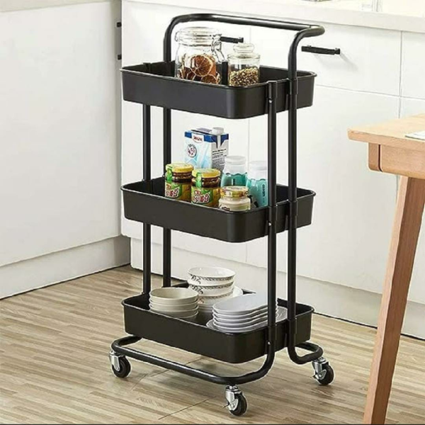 MULTIPURPOSE 3 TIER TROLLEY IMPORTED (Made In China) - Image 3