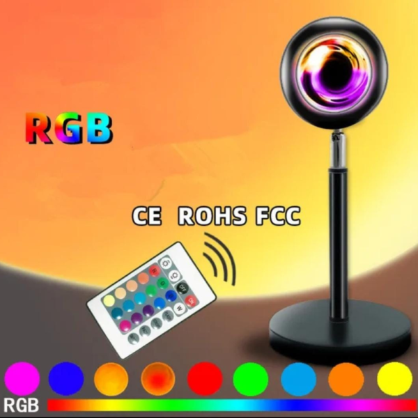 LED SUNSET LAMP RGB (BOX PACKING) - Image 2