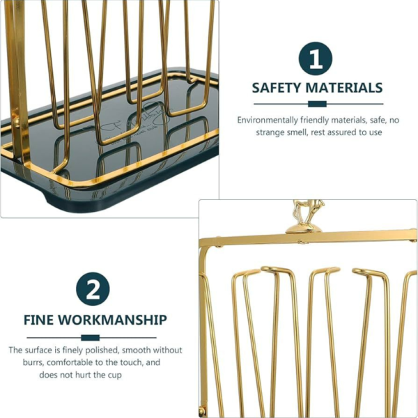 Cup Holder Kitchen Storage Glassware Rack - Image 4
