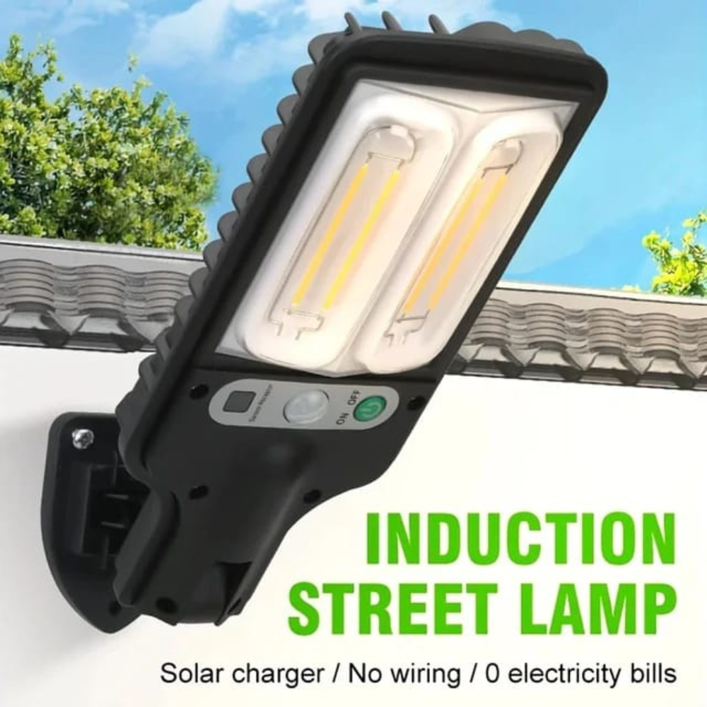 40W Solar Street Lights Outdoor, Solar Lamp With 3 Light Modes