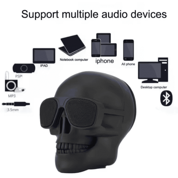 Skull Speaker Portable Wireless Bluetooth 5.2 - Image 5