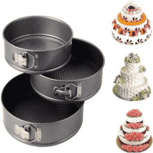 NON STICK CAKE MOULD SET 3-pcs