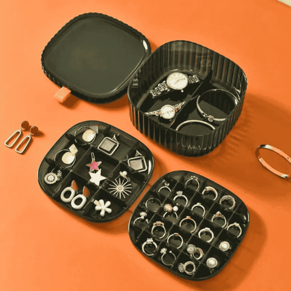 Acrylic Jewelry Organizer 3 Layer - Image 4