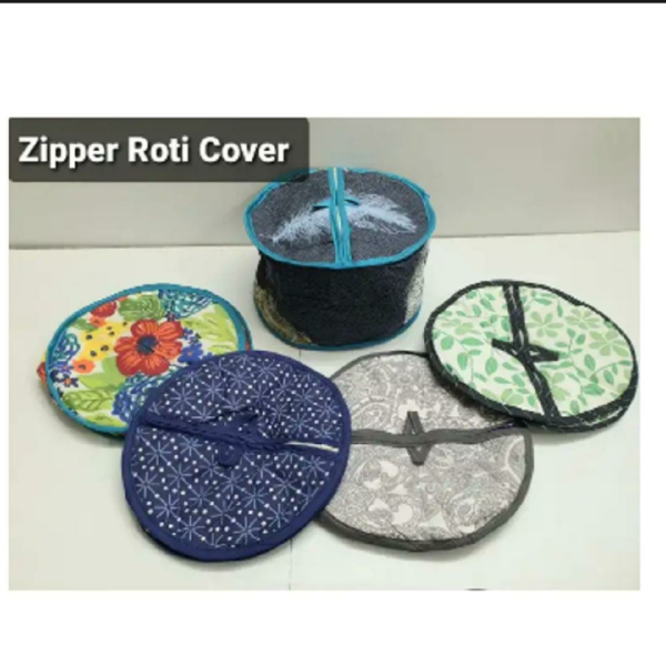 Zipper Roti Cover ( Random Colors) - Image 4