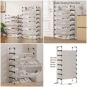 Dustproof Shoes Rack (Box Packing Premium Quality)