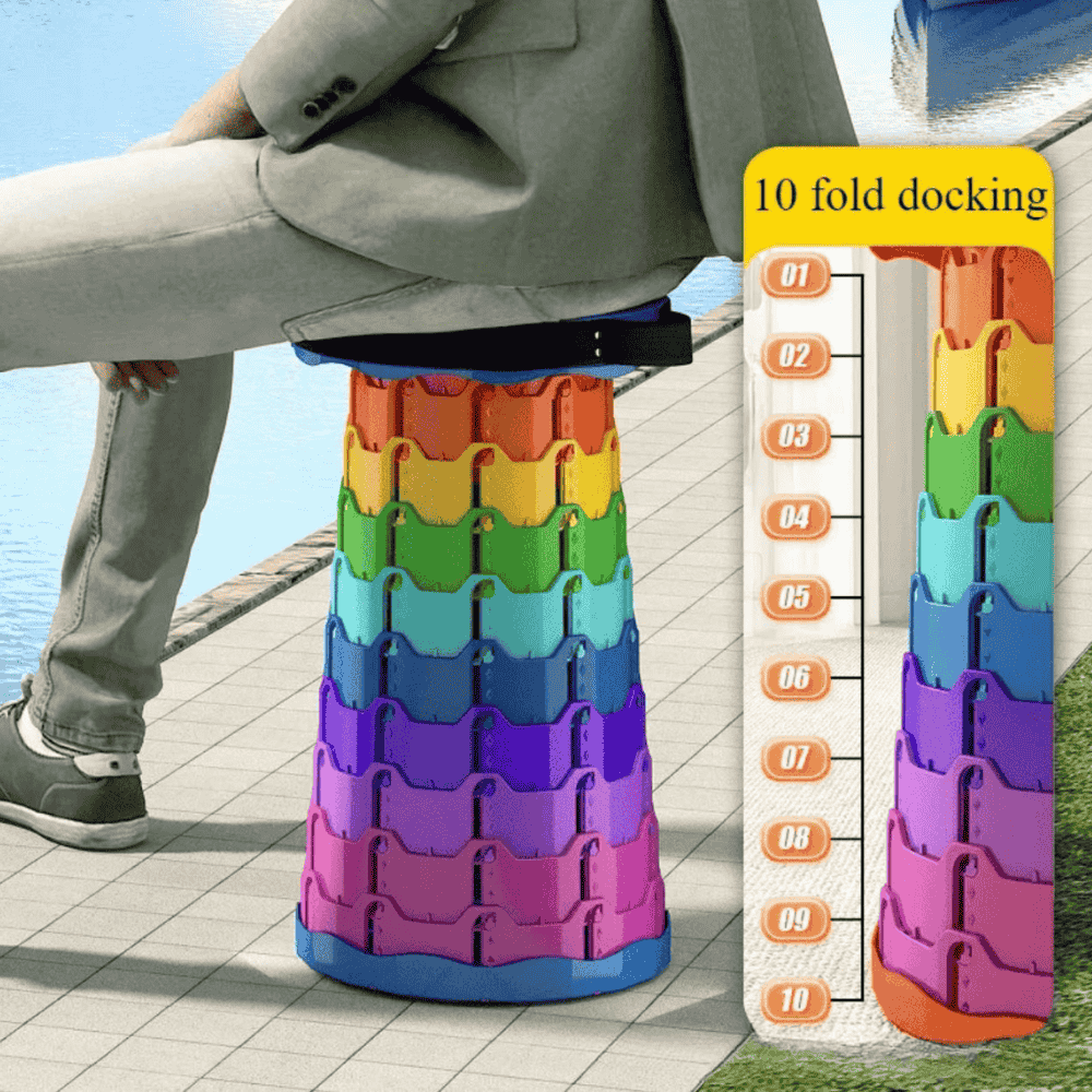 Foldable Telescoping Stool (China imported)