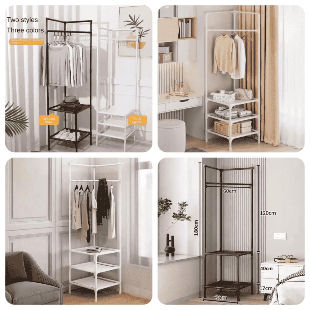 Attachable Wall Corner Rack Box Packing