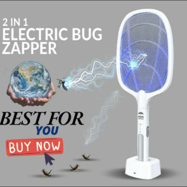 Mosquito Racket With Stand ( without box ) - Image 5