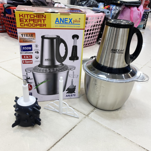 3L Anex Electric Meat Grinder 4in1 Functional - Image 4