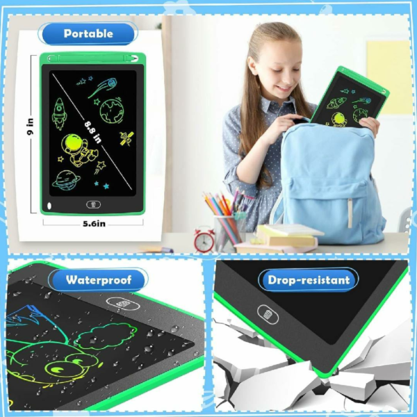 Multi Color Kids Paperless Writing Tablet  8.5inch - Image 4