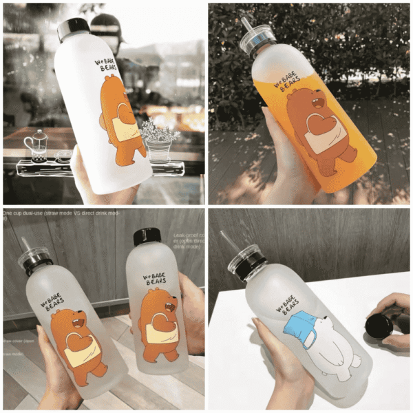 Panda Bottle 1000ml ( Random Designs) - Image 4