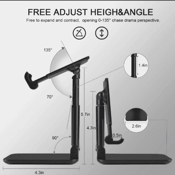 Desk Mobile Phone Holder Stand For iPhone iPad - Image 3