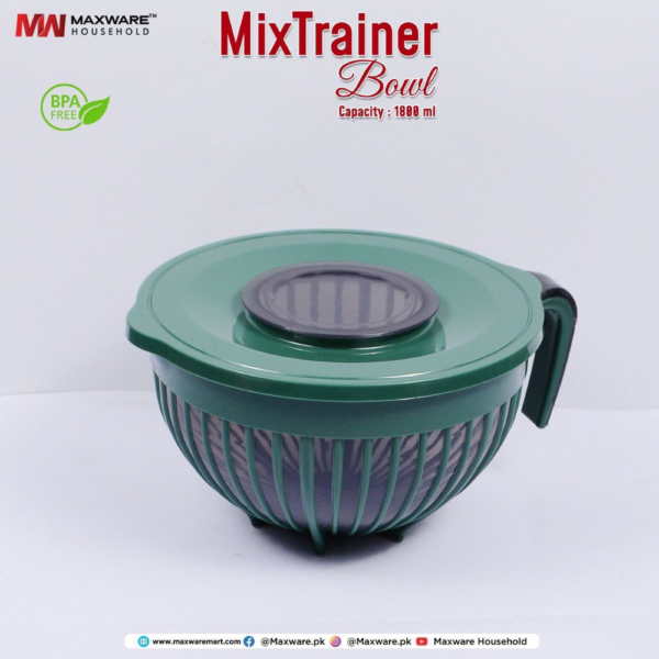 MixTrainer Bowl (1800ml) Mixing Bowl + Strainer - Image 2