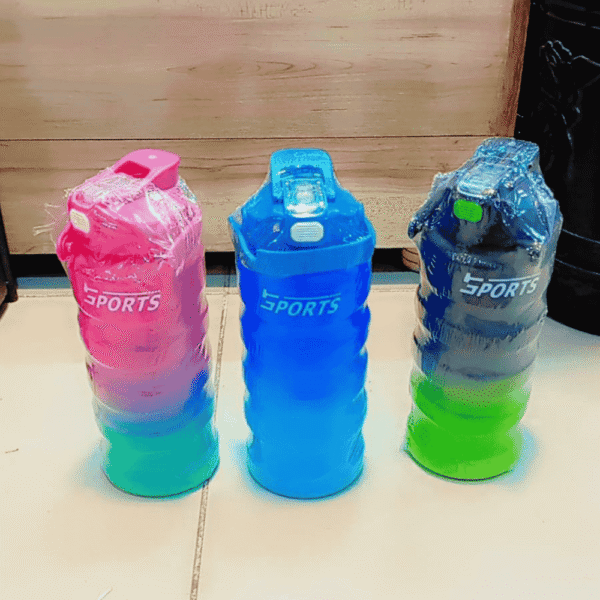 SPORTS 3 in 1 water bottle  (Random colour ) - Image 2