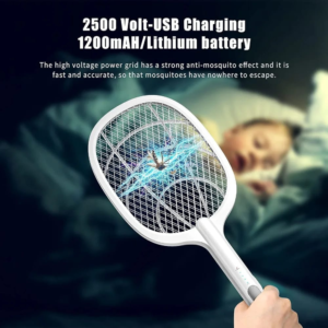 Mosquito Racket With Stand ( without box )