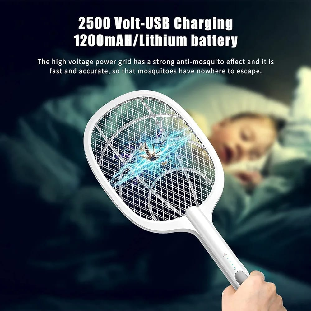 Mosquito Racket With Stand ( without box )