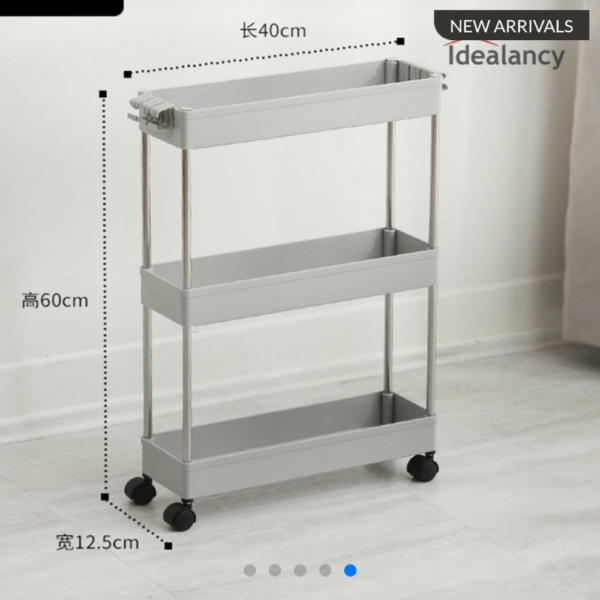 3-Tier Trolley Organizer With Wheels - Image 6