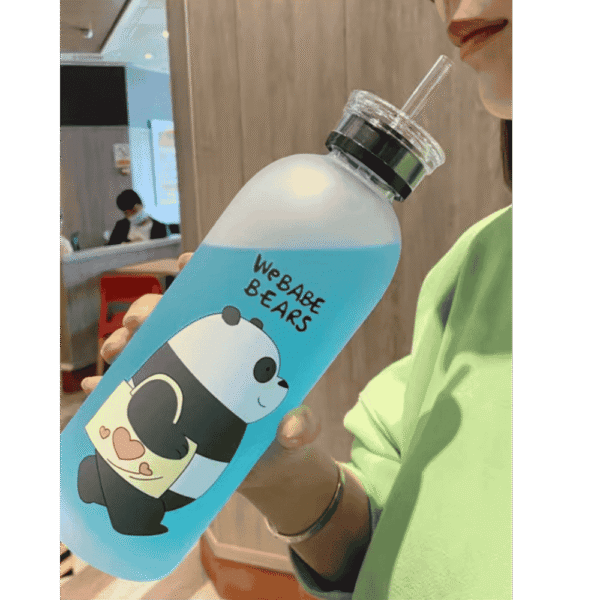 Panda Bottle 1000ml ( Random Designs) - Image 3