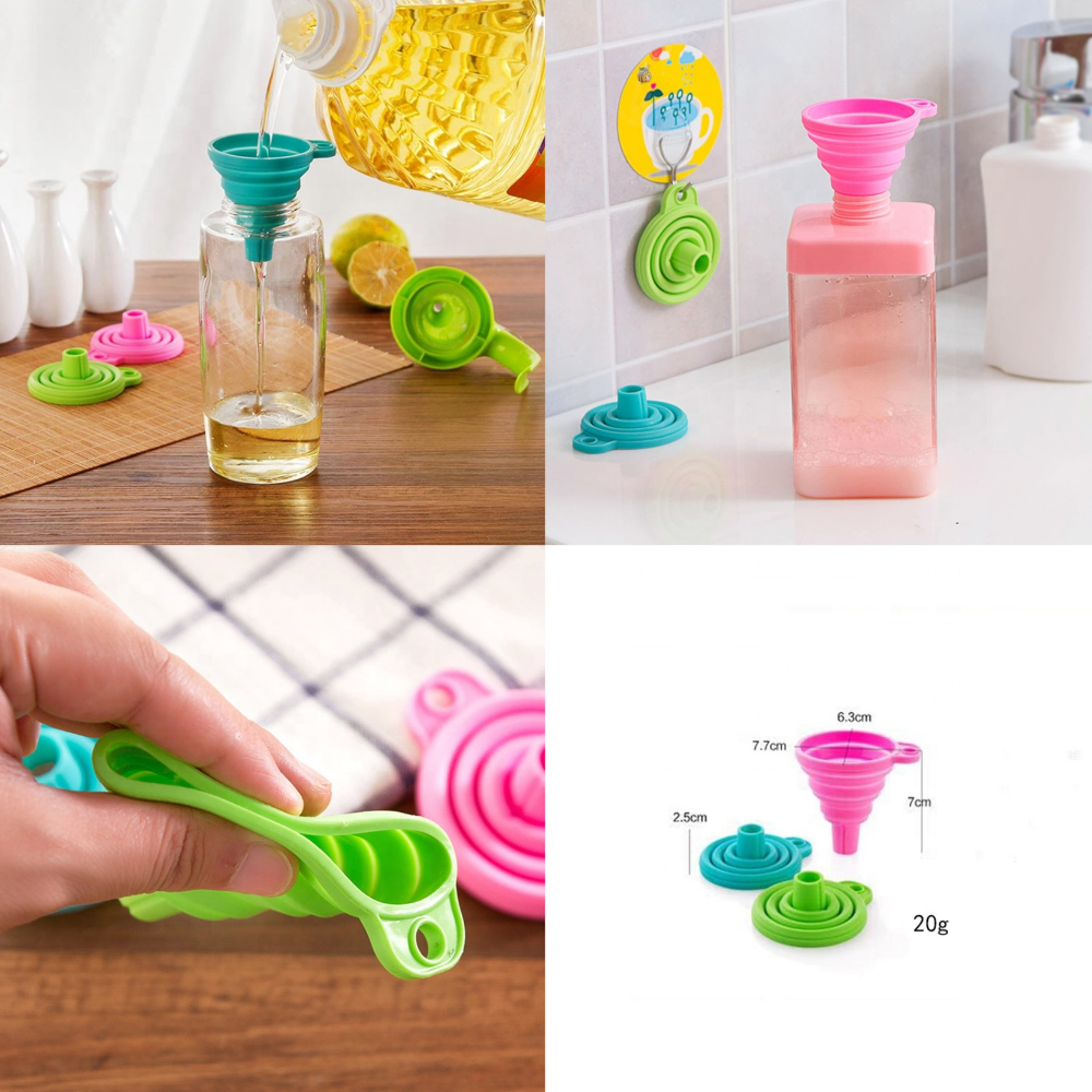 Kitchen Funnel for Liquid oil  Food Grade Silicone