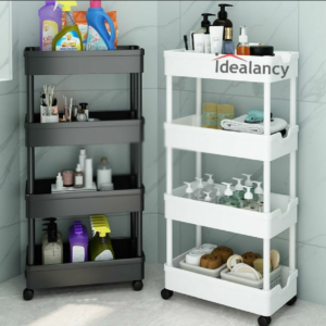 3-Tier Trolley Organizer With Wheels