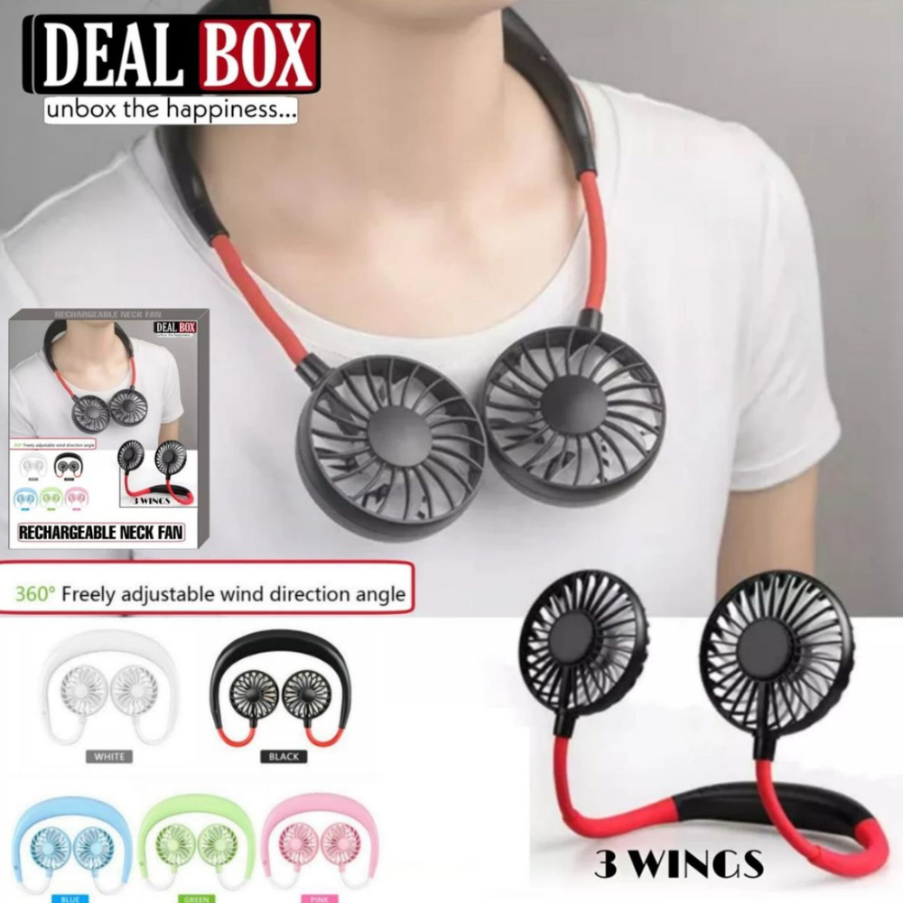Rechargeable Neck Fan