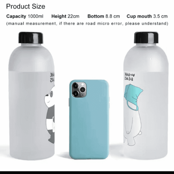 Panda Bottle 1000ml ( Random Designs) - Image 2