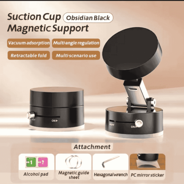 Vacuum Double Side Magnetic Suction Phone Holder - Image 2