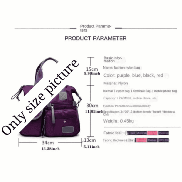 Premium Quality Big Size Shoulder Bag For Girls - Image 5