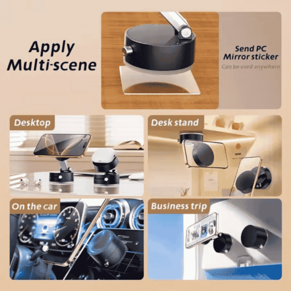 Vacuum Double Side Magnetic Suction Phone Holder - Image 4