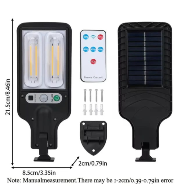 40W Solar Street Lights Outdoor, Solar Lamp With 3 Light Modes - Image 6