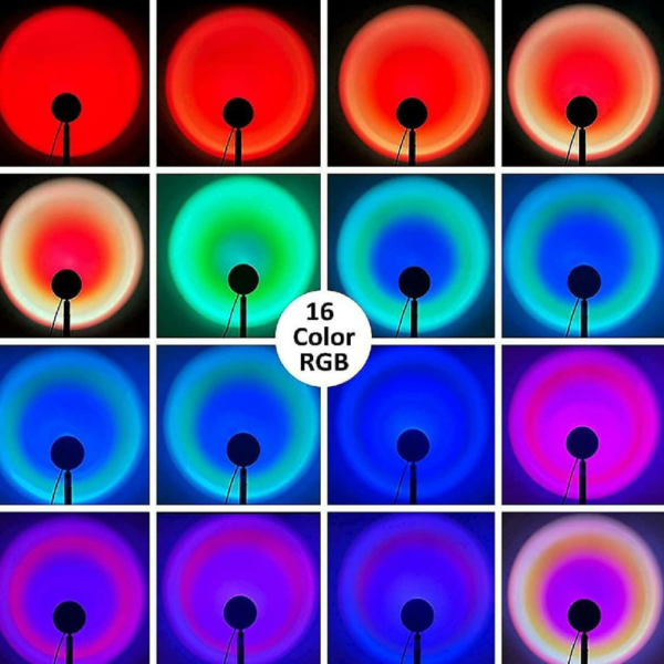 LED SUNSET LAMP RGB (BOX PACKING) - Image 7