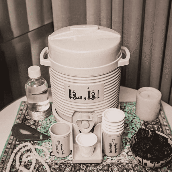 Zam zam Cooler With Mini Glass 2L