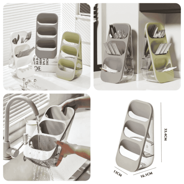 3Layer Cutlery Stand Premium Quality - Image 5