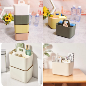 Smart Organizer Box with 2 Partitions | Versatile Cutlery Holder |