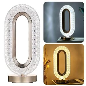 3 Color Modern and Simple Iron Crystal Table lamp