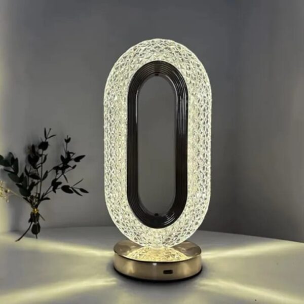 3 Color Modern and Simple Iron Crystal Table lamp - Image 5