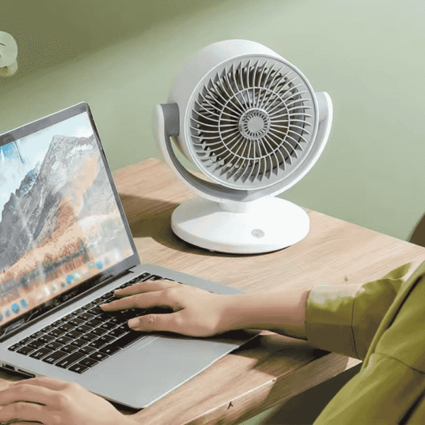 Mini Air Circulator Fan, Vortex Fan, Desk Fan, Portable Fan, 3 Speed Settings, - Image 3