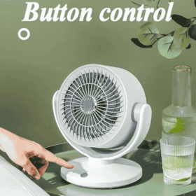 Mini Air Circulator Fan, Vortex Fan, Desk Fan, Portable Fan, 3 Speed Settings,