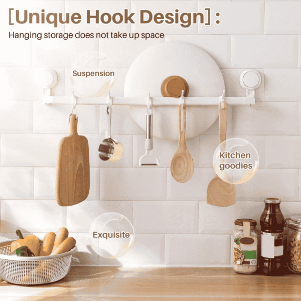 MULTI PURPOSE WASHROOM AND KITCHEN WALL HOOK HOLDER - Image 2