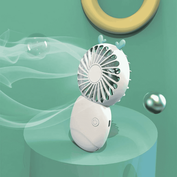 Portable Fan Handheld Pocket Mini Fan Portable With Bracket - Image 3