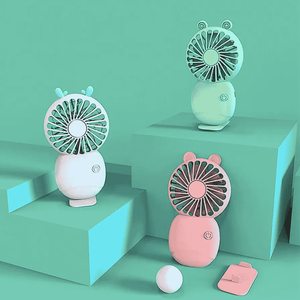 Portable Fan Handheld Pocket Mini Fan Portable With Bracket