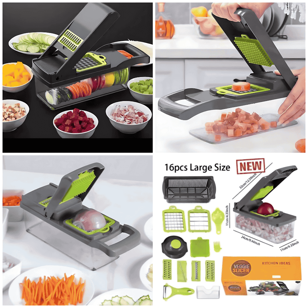 16in1 Vegetable Cutter Premium Quality (Big Size)