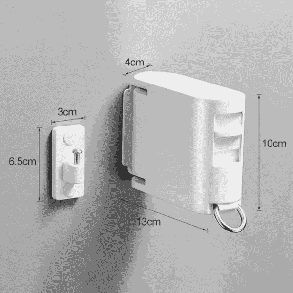 Indoor Invisible Clothesline with Hanger Hole Retractable Clothesline Rope - Image 4