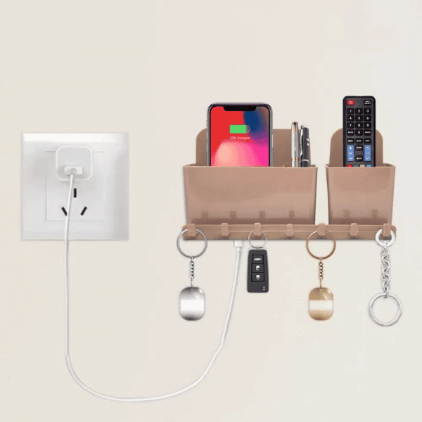 Multipurpose Wall-Mounted Holder Remote Stand, Mobile Holder - Image 2
