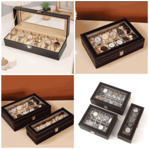 Watch Organizer 12slot Box Packing (Made in China 🇨🇳)