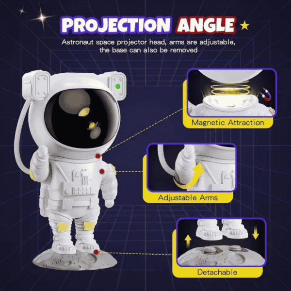Big Sized Astraunat atmosphere Projector with rotatable head and stand  USB operated - Image 2