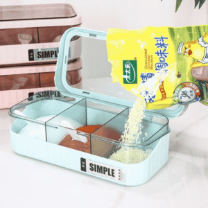 Storage Containers with 3 compartments